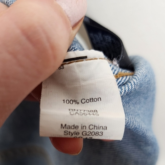 Madewell Thunder Cloud Distressed Collarless Denim Jacket XS - Picture 8 of 8